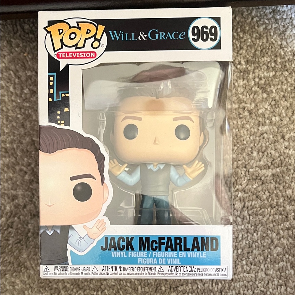 Funko Pop! Jack McFarland Figure - Blue and Brown